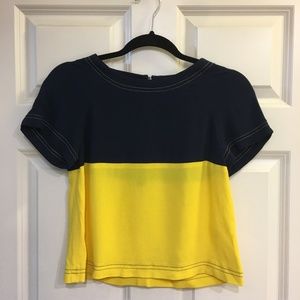 LISA PERRY Color block top